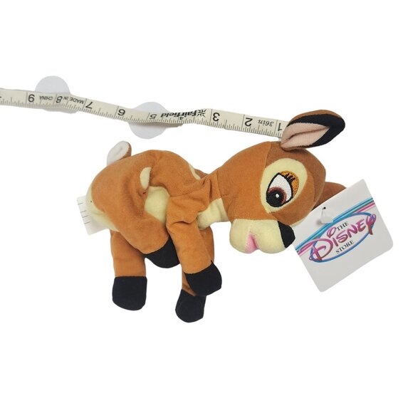 The Disney Store Bambi Bean Bag Plush 8" NWT - Picture 8 of 8